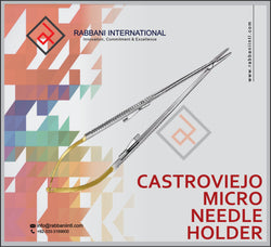 CASTROVIEJO Micro Needle Holder