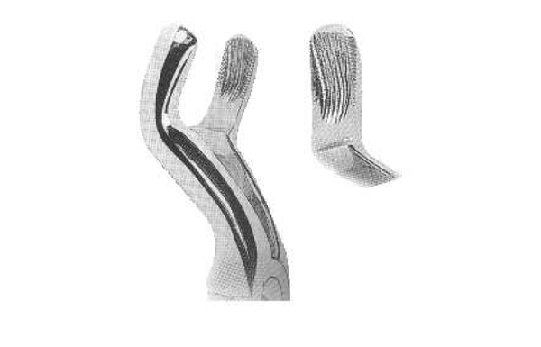 ROD 100-EX Extracting Forceps-Anatomically Shaped Handle