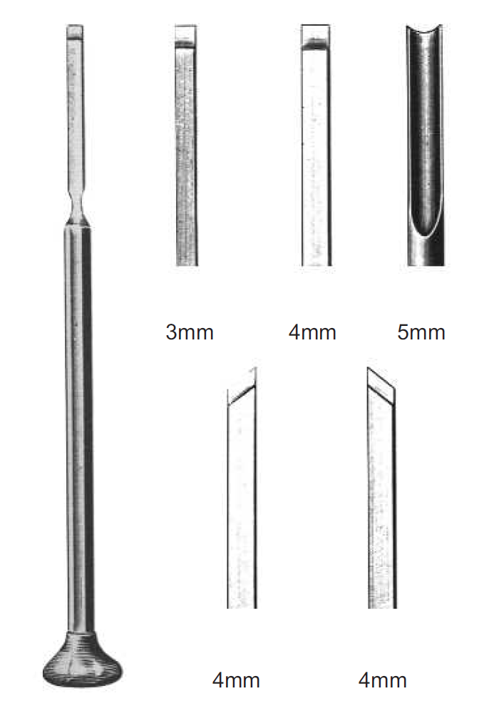 ROD 473-11 PD Bone Chisels & Files-Buckley