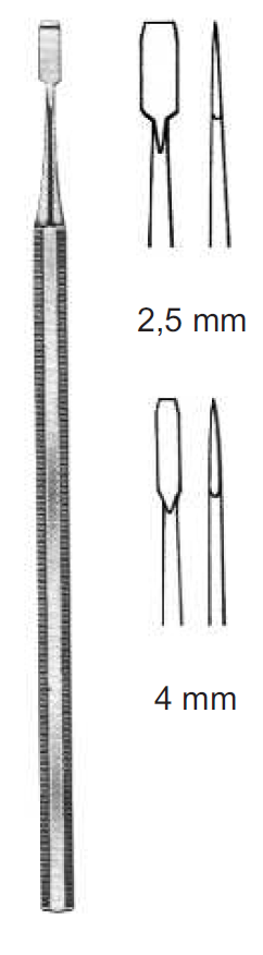 ROD 473-14 PD Bone Chisels & Files-Obwegeser