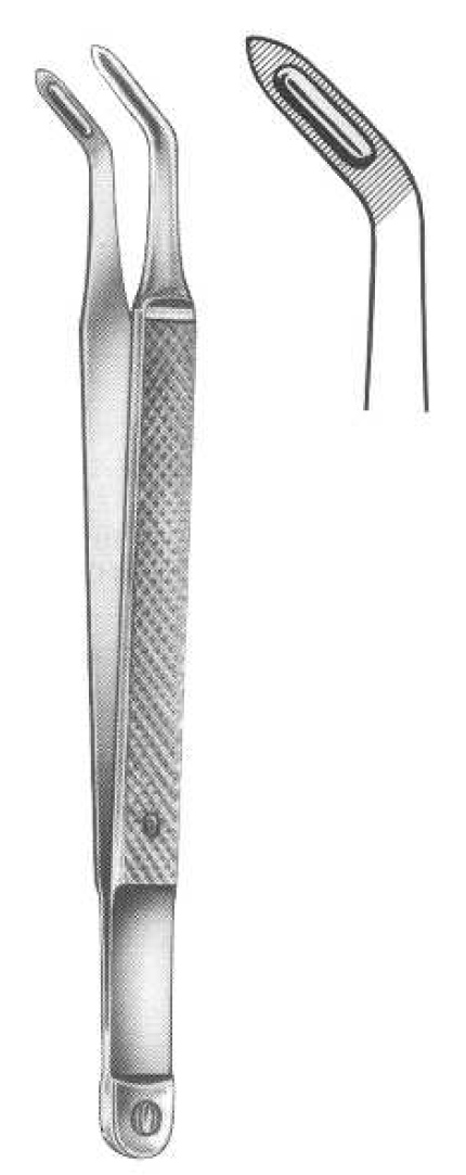 ROD 648-DG Dental Tweezers-Albrecht