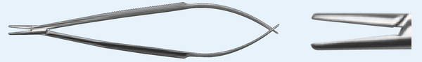 ROP 270-NH CASTROVIEJO Micro Needle Holder